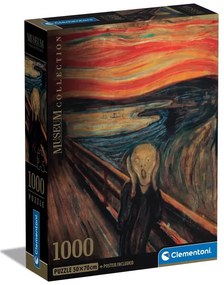 Művészet A sikoly Munch 1000 db-os Compact puzzle Clementoni