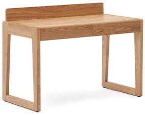 Íróasztal kőrisfa dekoros asztallappal 60x120 cm Arandu – Kave Home