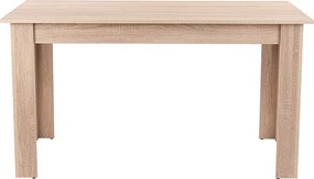 Yorki Standard étkezőasztal 140x80 cm sonoma tölgy