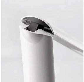 Lámpa Asztali FLOWER 4W, 240lm, DC 5V, 1A, 4000K, battery 1800MAh, Ra>80, fekete/fehér