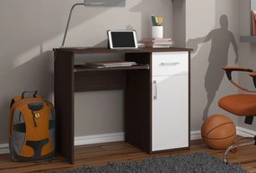PC asztal Padma (wenge + fehér). Akció -16%. 1068864