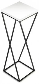 LOFT virágtartó állvány 70x24 cm fekete/fehér