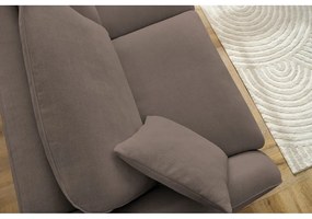 Barna kinyitható kanapé 235 cm Cezanne – Bobochic Paris