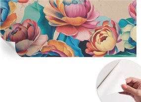 Design fali fotótapéta öntapadós virágos harmónia 250x104 cm