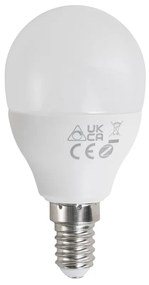 Okos E14 Dimmelhető LED Izzó G45 Opál 4.9W 470 lm 2700-6500K