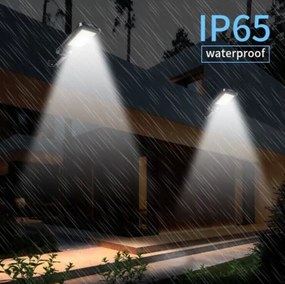 Napelemes kerti LED lámpa mozgás- és alkonyérzékelővel - BK-120-B-6COB