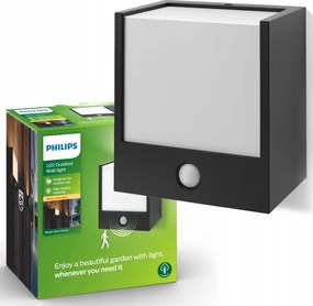 Kerti fali lámpa Kültéri Led 3.5W IP44 Fekete Philips