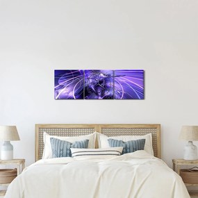 A technikai absztrakció képe (órával) (90x30 cm)