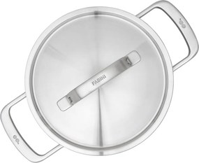 Indukciós tűzhelyhez alkalmas rozsdamentes acél edény fedővel 3 l Lucca 3.0 – FABINI