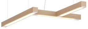 Függeszték LED40 forma 4, többféle változat - TUNTO Modell: természetes tölgy