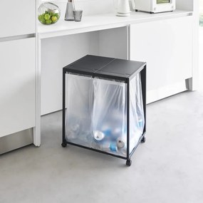 Fekete fém szelektív szemetes Tower – YAMAZAKI