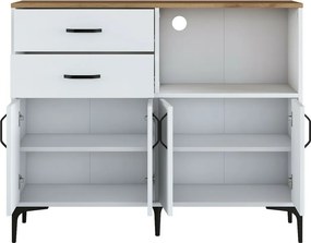 Jeby Walnut and White szekrény