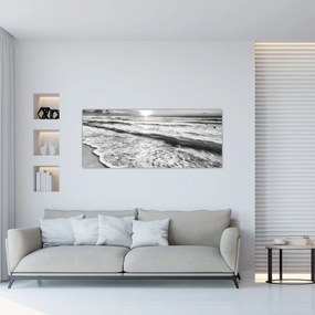 Kép - Naplemente a tengerparton (120x50 cm)