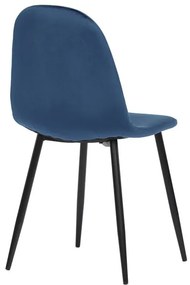 Kék Bársony Étkezőszék. CT-971 BLUE4