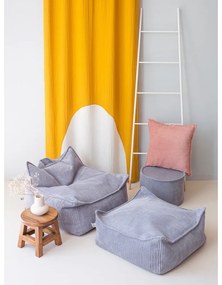 Kék kordbársony gyerek babzsákfotel Chair – Wigiwama