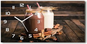 Üveg falióra Koktélok befőttes üvegben 60x30 cm