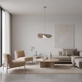 Emibig modern függeszték ritual bézs fehér emi1632/1l