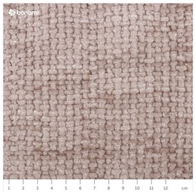 Bézs kárpitozott ágyneműtartós franciaágy ágyráccsal 180x200 cm Bellis – Micadoni Home