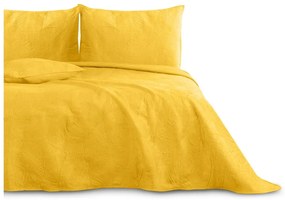 Okkersárga ágytakaró franciaágyra 200x220 cm Palsha – AmeliaHome