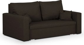 MONDI Kétszemélyes kinyitható kanapé Szürke/sötétbarna