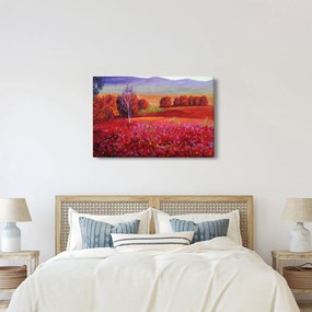 Egy vörös táj képe (90x60 cm)