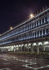 Poszter 29,7x42cm Utcai kávézó a Szent Márk téren, Assaf Frank