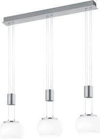 TRIO 342010307 MADISON Többágú Függesztett Lámpa Ezüst LED IP20
