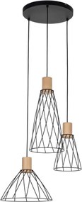 TK Lighting MODESTO 10188 Függőlámpa 3x10W/GU10 IP20