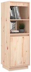 tömör fenyőfa magasszekrény 37 x 34 x 110 cm