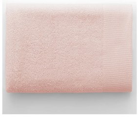 Világos rózsaszín frottír pamut fürdőlepedő 70x140 cm Amari – Restilo