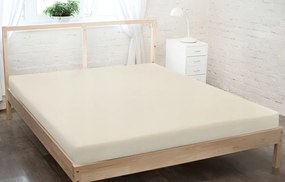 Gumis jersey lepedő 160x200 ekri