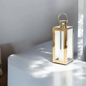 63 cm magas aranyszínű dekoratív lámpás