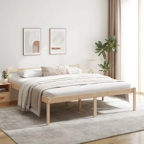 Super King Size tömör fenyőfa ágy időseknek 180 x 200 cm