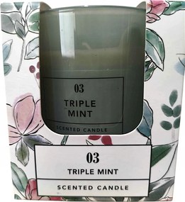 Paraffin Illatgyertya 9x10 CM 170 g Triple Mint