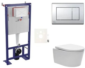 Fali WC szett SAT előtétfalas szereléshez + SAT Brevis WC SIKOSSBR21