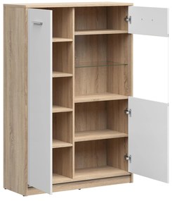 Vitrin Nepo Plus 24 (szonoma tölgy + fehér) . 1100783