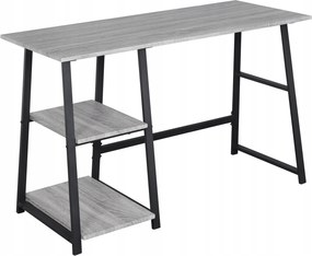 Téglalap alakú íróasztal Woltu Desk 120 x 50 x 120 cm szürke árnyalatok