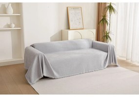 Világosszürke kétszemélyes kanapé huzat Talo – Filumi