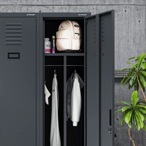 KACPER 1 Plus fém munkavállalói szekrény 400 x 1800 x 500 mm