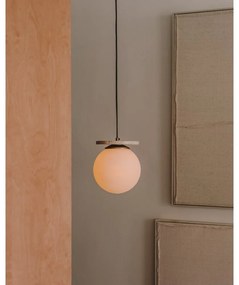 Fehér függőlámpa üveg búrával ø 20 cm Malachi – Kave Home