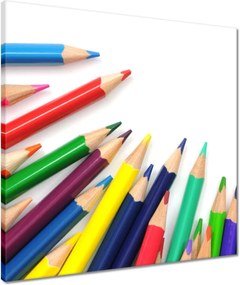 Vászonkép 50x50 Színes ceruzák gyerekeknek