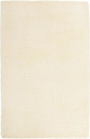 vidaXL krém poliészter hosszú szálú NAVARRA bozontos szőnyeg 130x200cm