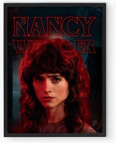 Keretezett poszter Stranger Things Nancy Wheeler sorozat 30x40 cm