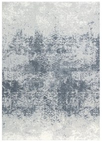 FX Illusion Blue Gray könnyen tisztítható mintás szőnyeg