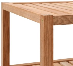 tömör diófa fürdőszobai polc 65 x 40 x 55 cm