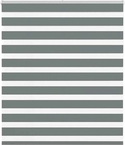 vidaXL zebrafüggönnyel sötét szürke szövetszélesség 130,9cm poliészter
