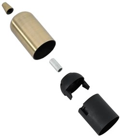 2 db bronz lámpatartók E27