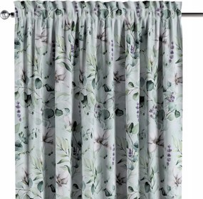 Dekoria Csatornafüggöny frufruval 1 db 130x260cm zöld árnyalatok