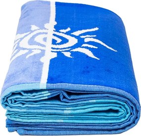 STROMBOLI Strandtörölköző kék 165x90cm
