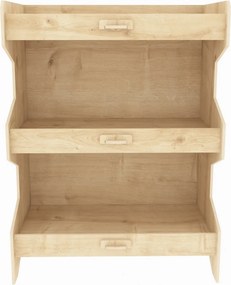 Fesa könyvespolc, tölgy, 65,6 cm
